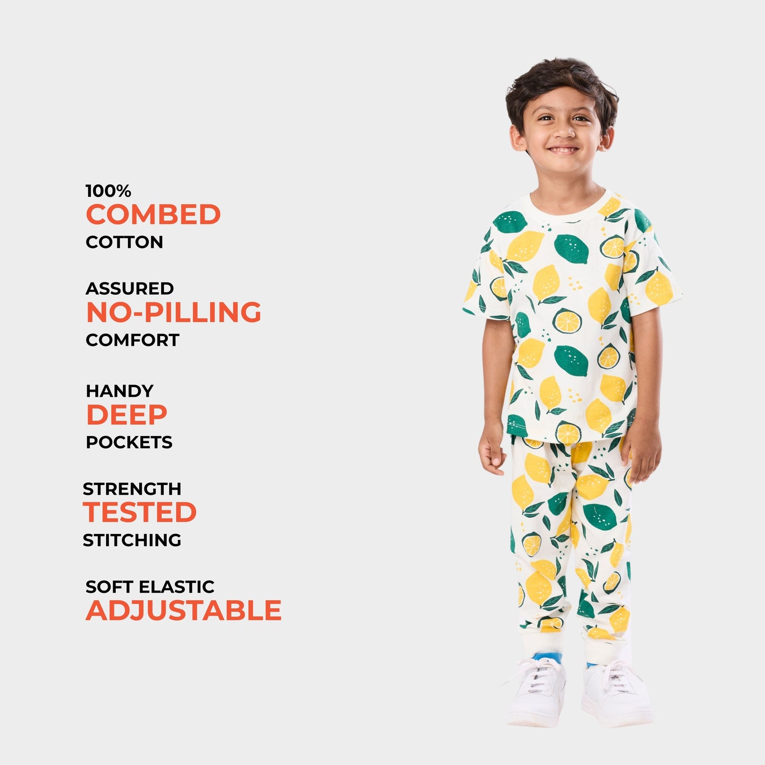 3 Pack Half Sleeves Unisex T-Shirt & Joggers Set | Formula Racing, Lemon, Plane Ride