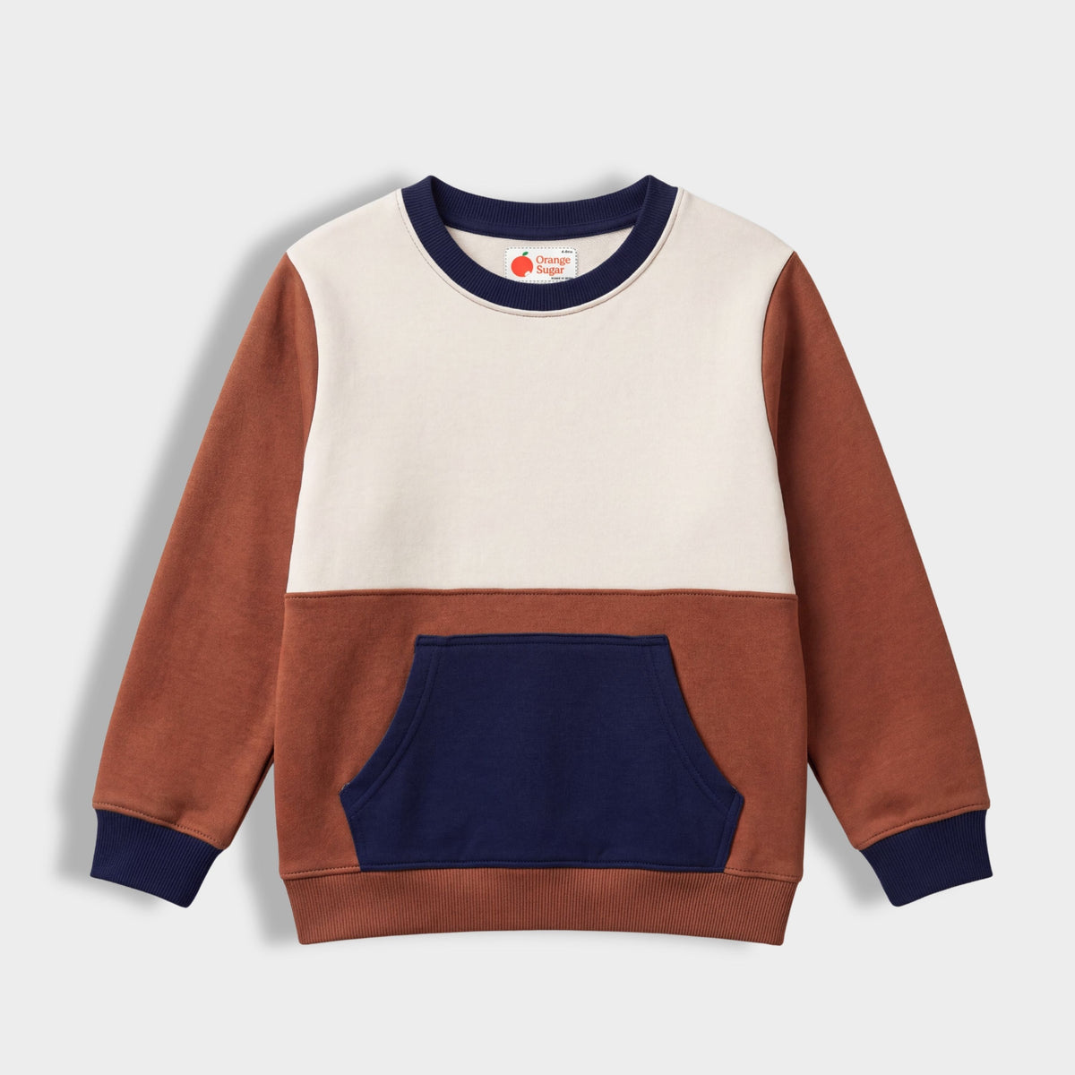 Winter Fleece Sweatshirt | Rust Brown