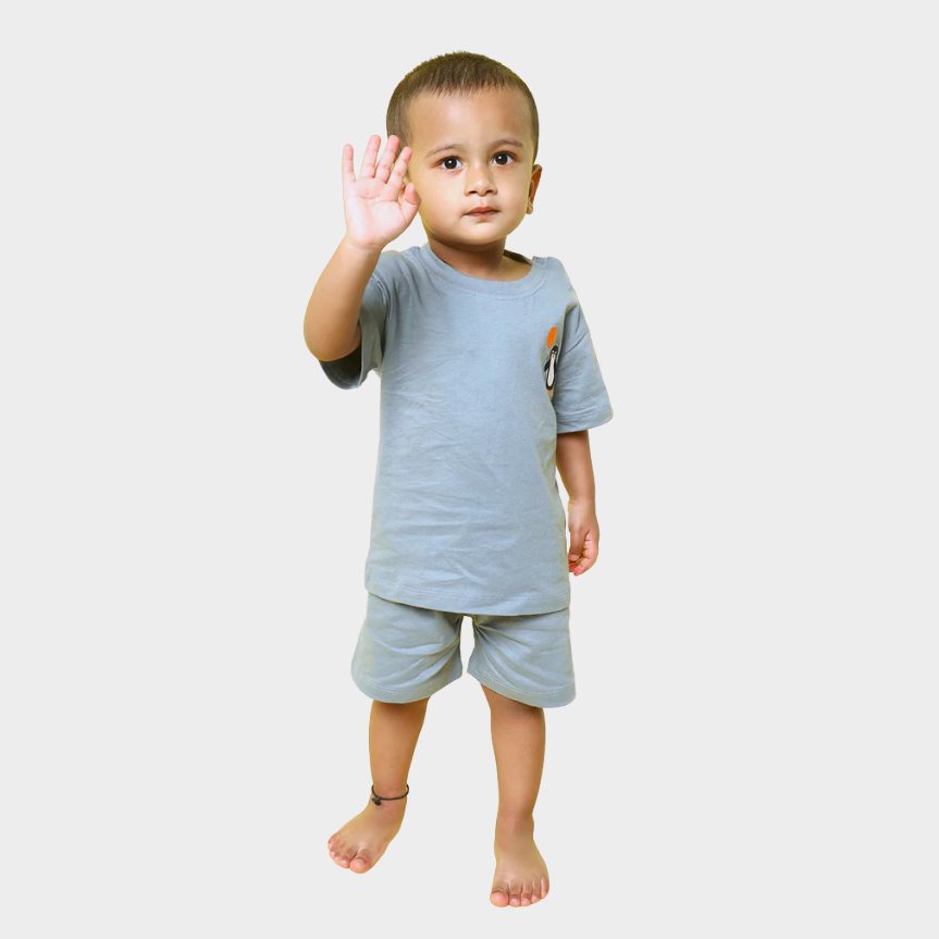 T-Shirt & Shorts Unisex Co-ord Set | Penguin Float
