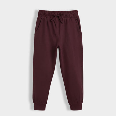 Cotton Joggers | Wine