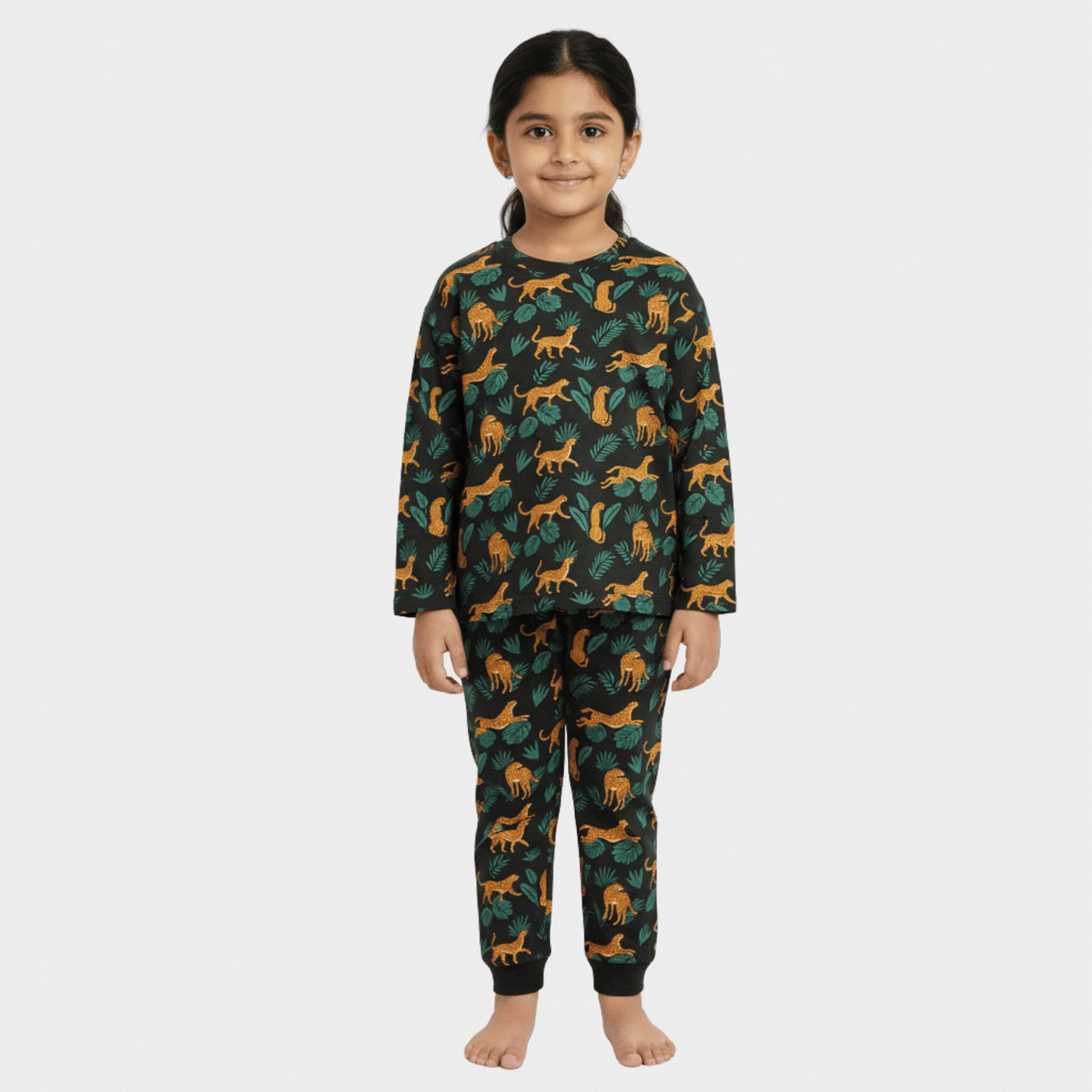 Full Sleeves Unisex Co-ord Set | Cheetah Chase