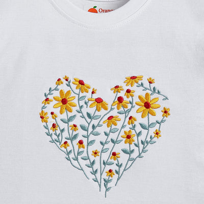 Girls Top | Blooming Heart