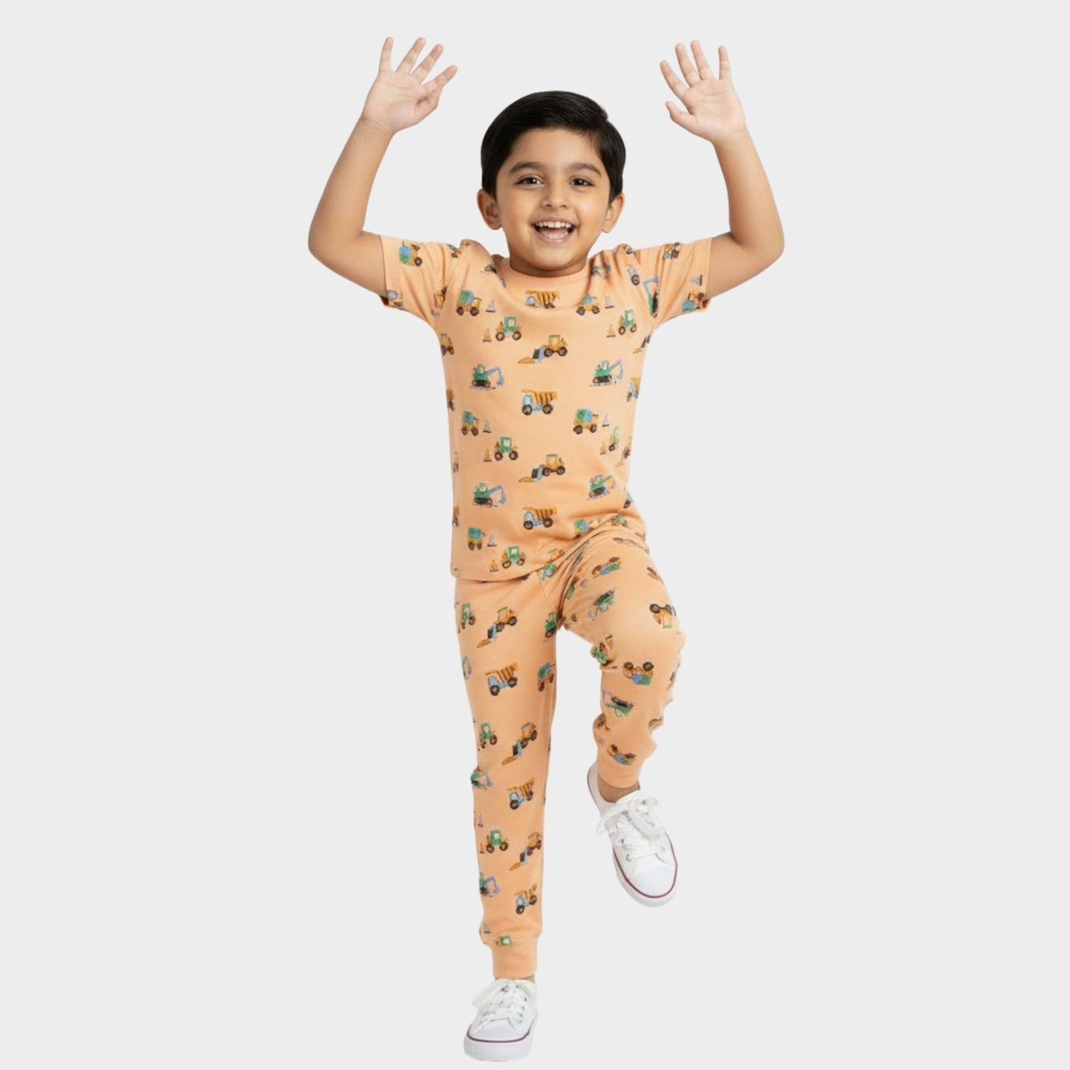 Half Sleeves Unisex Co-ord Set | JCB Adventure