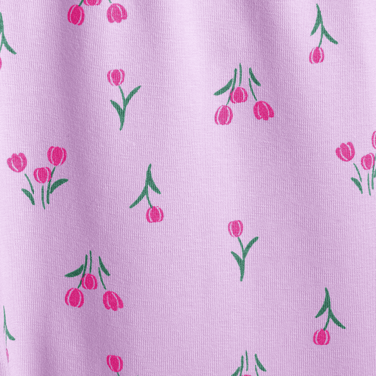 Leggings | Light Lavender Tulips