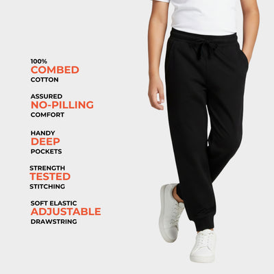 Cotton Joggers | Black
