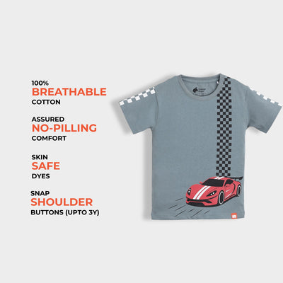 5 Pack Half Sleeves Unisex T-Shirts | Race Day, Popcorn, Racing, Lemon, Plane Ride