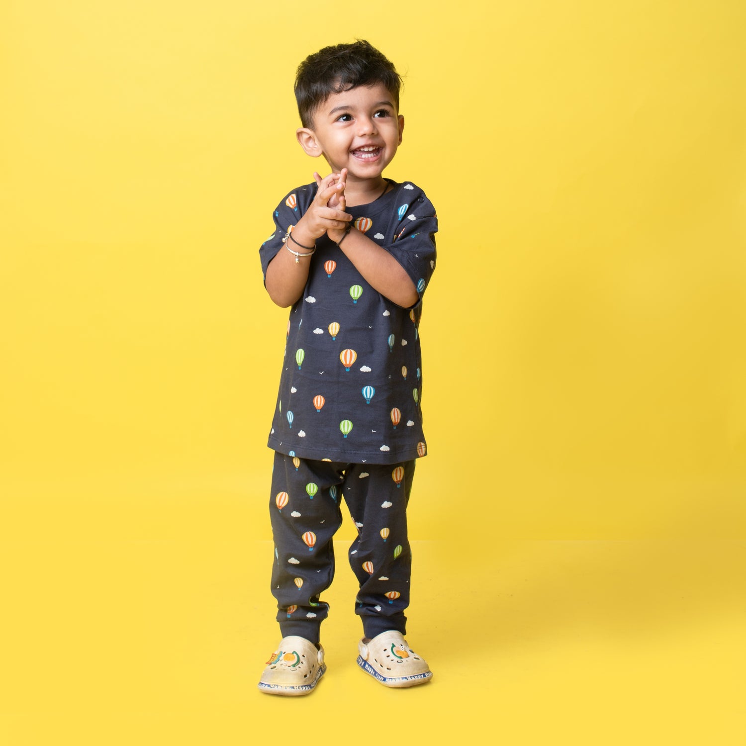 4 Pack Half Sleeves Unisex Co-ord Set | Hot Air, Jungle, Circus & Oranges