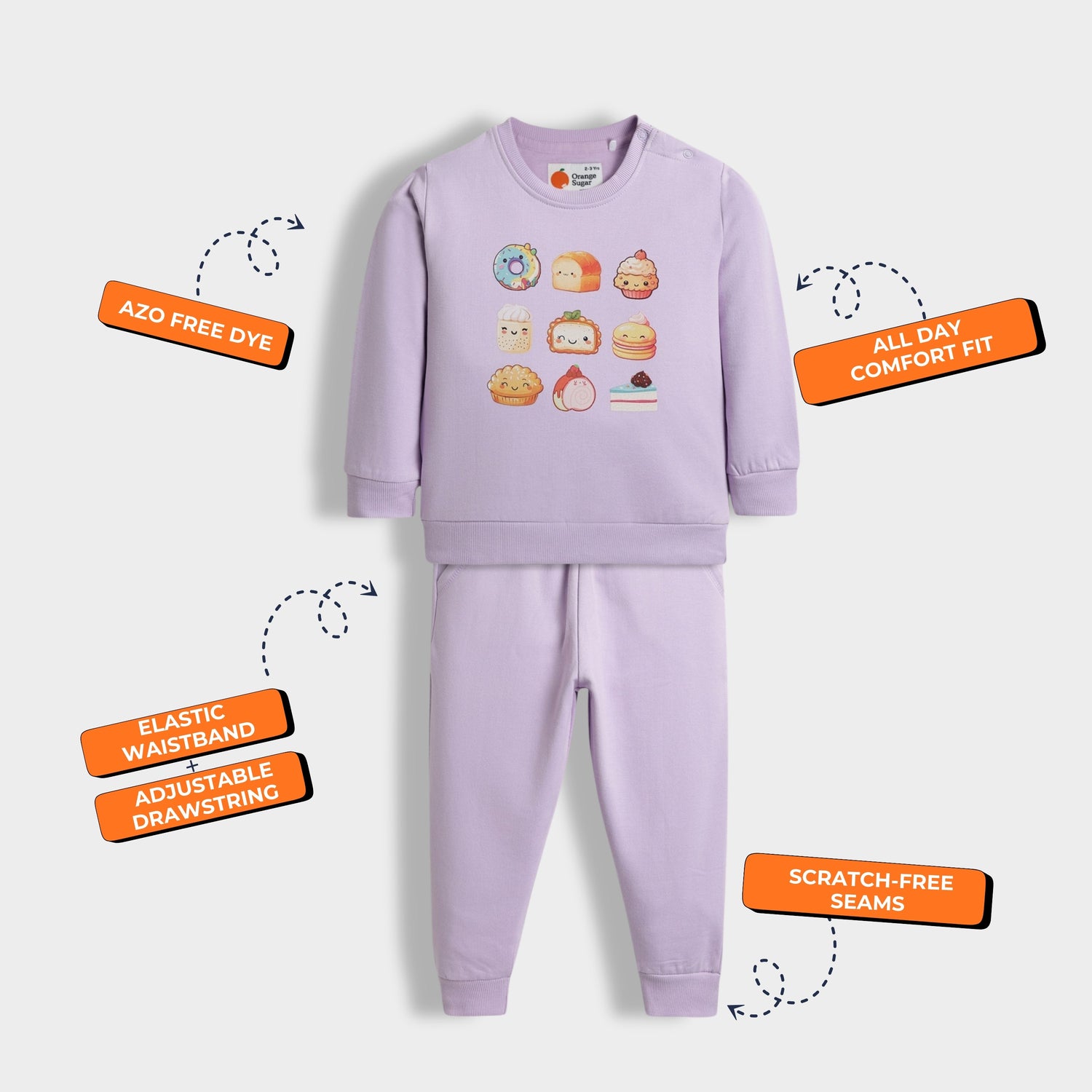 2 Pack Sweatshirt & Joggers | Space Kid , Sweet Treats