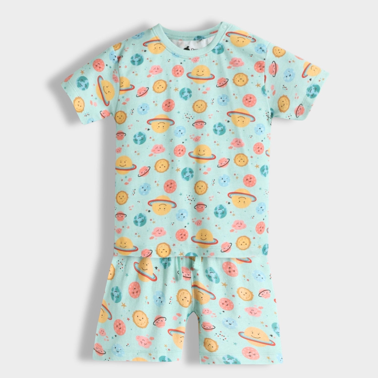 T-Shirt & Shorts Unisex Co-ord Set | Galaxy Glow