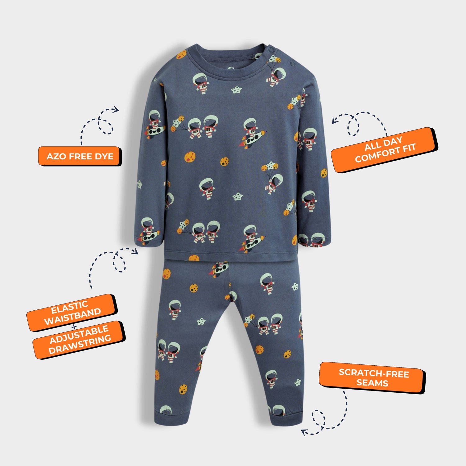 Full Sleeves Unisex Co-ord Set | Space Explorer