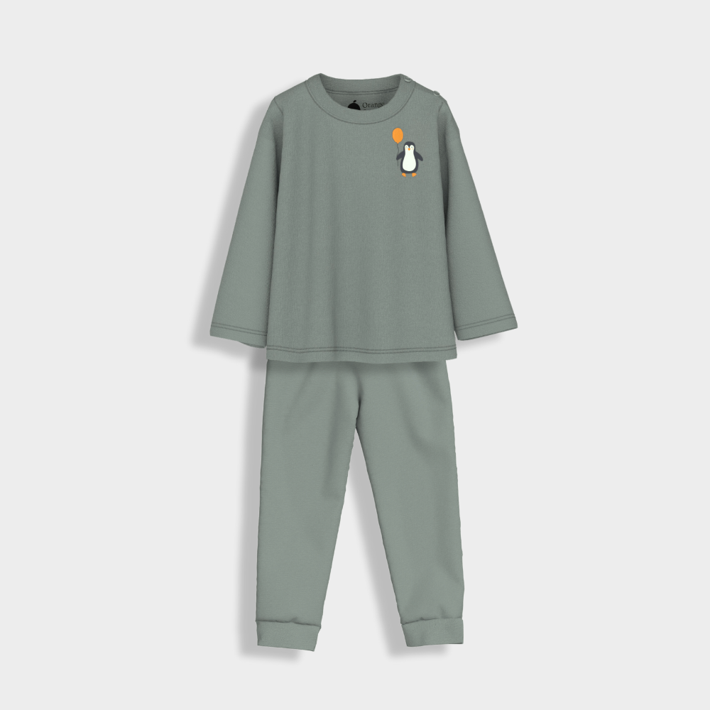 Full Sleeves Unisex Co-ord Set | Penguin Float
