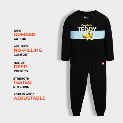 Full Sleeves Unisex Co-ord Set | Captain Teddy
