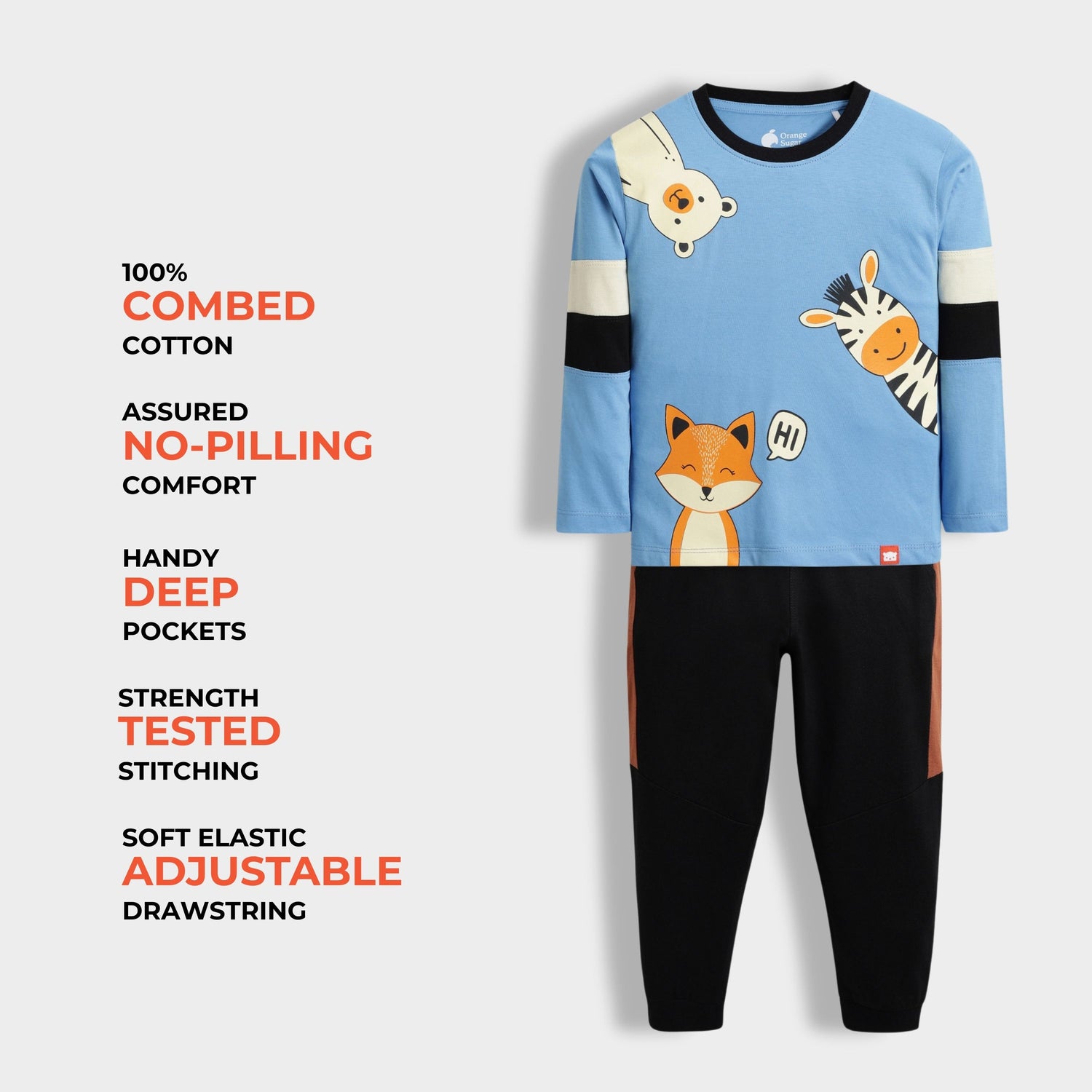 Full Sleeves Unisex T-Shirt & Joggers | Peek A Boo