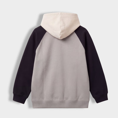 Winter Unisex Hoodies | Colour Block Grey