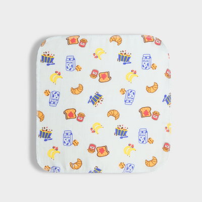 6 Pack Muslin Wash Cloth | Breakfast, Sweet Oranges, Jungle Jingles