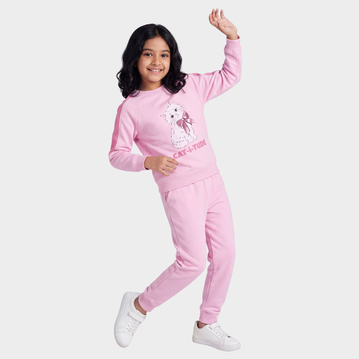 Girls Sweatshirt & Joggers Set | Catitude