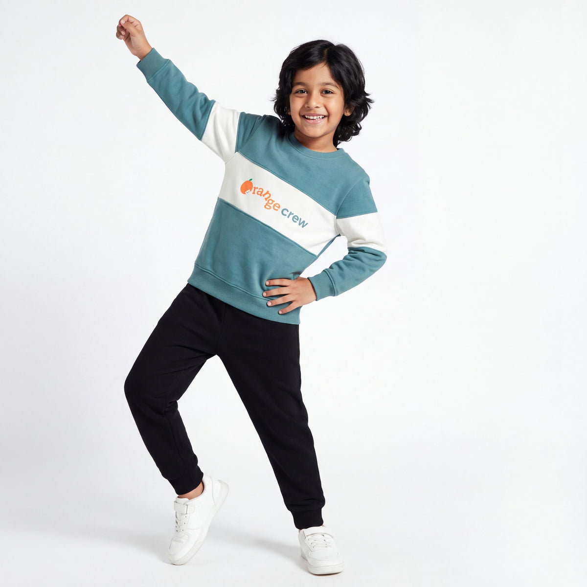 Unisex Sweatshirt & Joggers Set | Orange Crew
