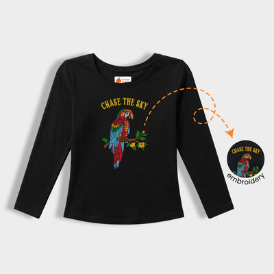 Full Sleeves Girls Top | Chase The Sky