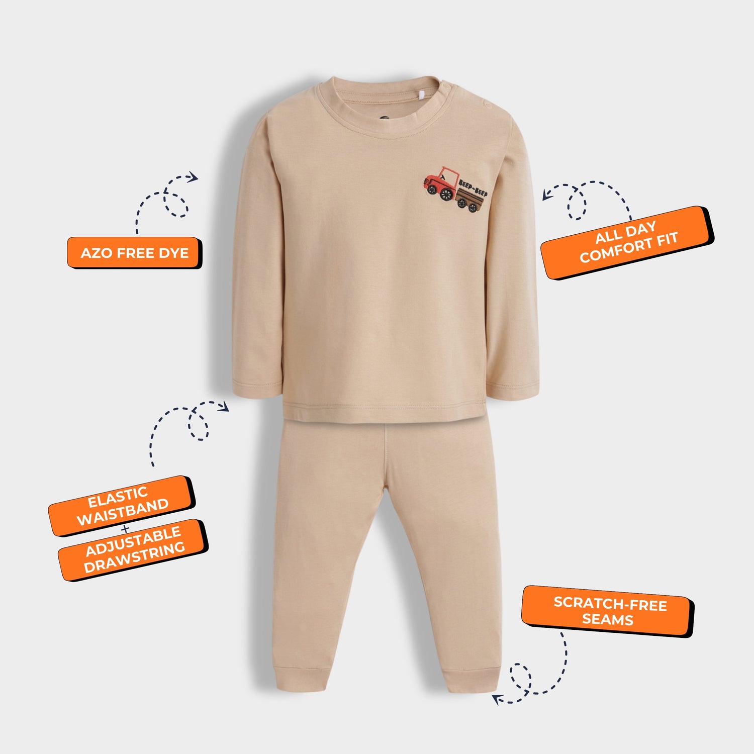 Full Sleeves Unisex Co-ord Set | Beep Truck