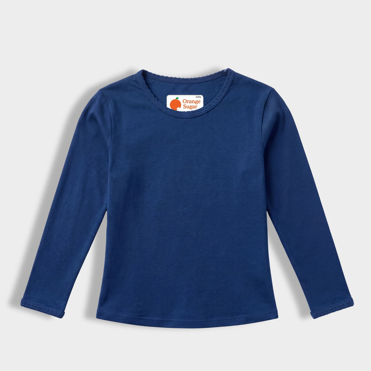 Full Sleeves Girls Top | Diesel Blue