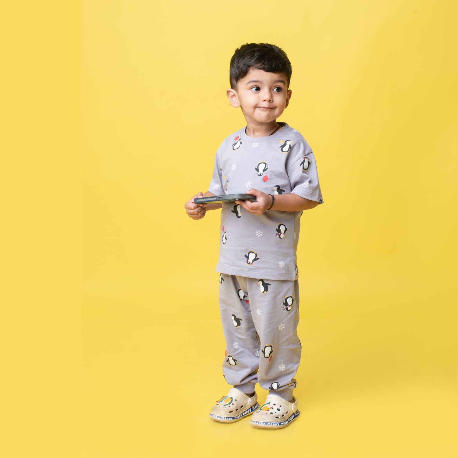 3 Pack Half Sleeves Unisex Co-ord Set | Farm, Penguin & Beetroot