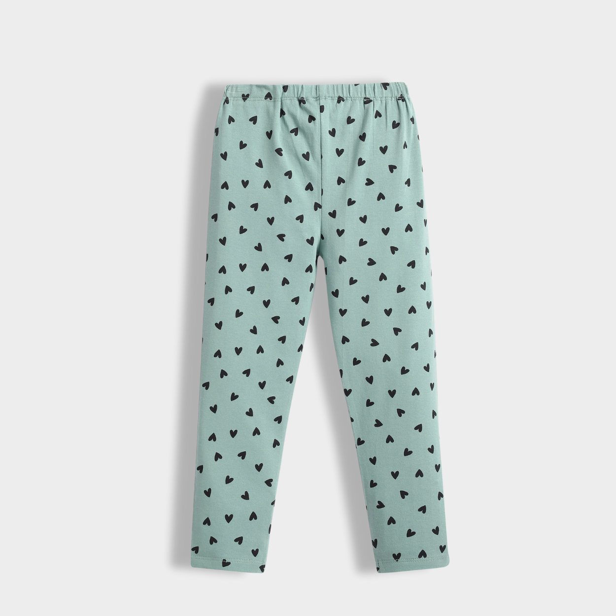 Leggings | Coastal Green Hearts