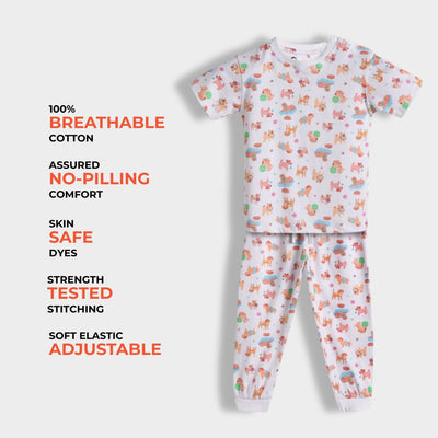 Half Sleeves Unisex Co-ord Set | Furry Friend