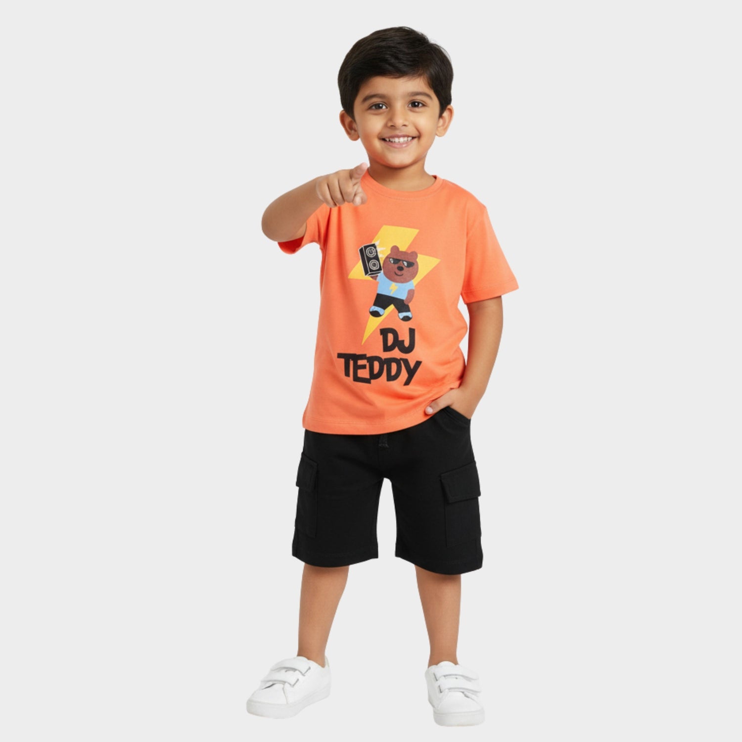 3 Pack T-Shirt & Shorts Unisex Co-ord Set | Dj Teddy, Camera, Half And Half