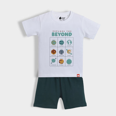 T-Shirt & Shorts Unisex Co-ord Set | Little Planet