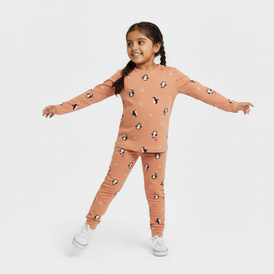 Full Sleeves Unisex Co-ord Set | Penguin Chill