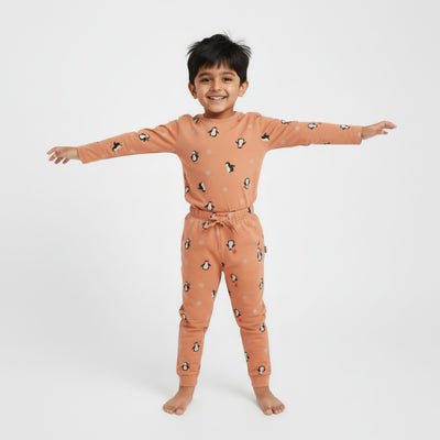 Full Sleeves Unisex Co-ord Set | Penguin Chill