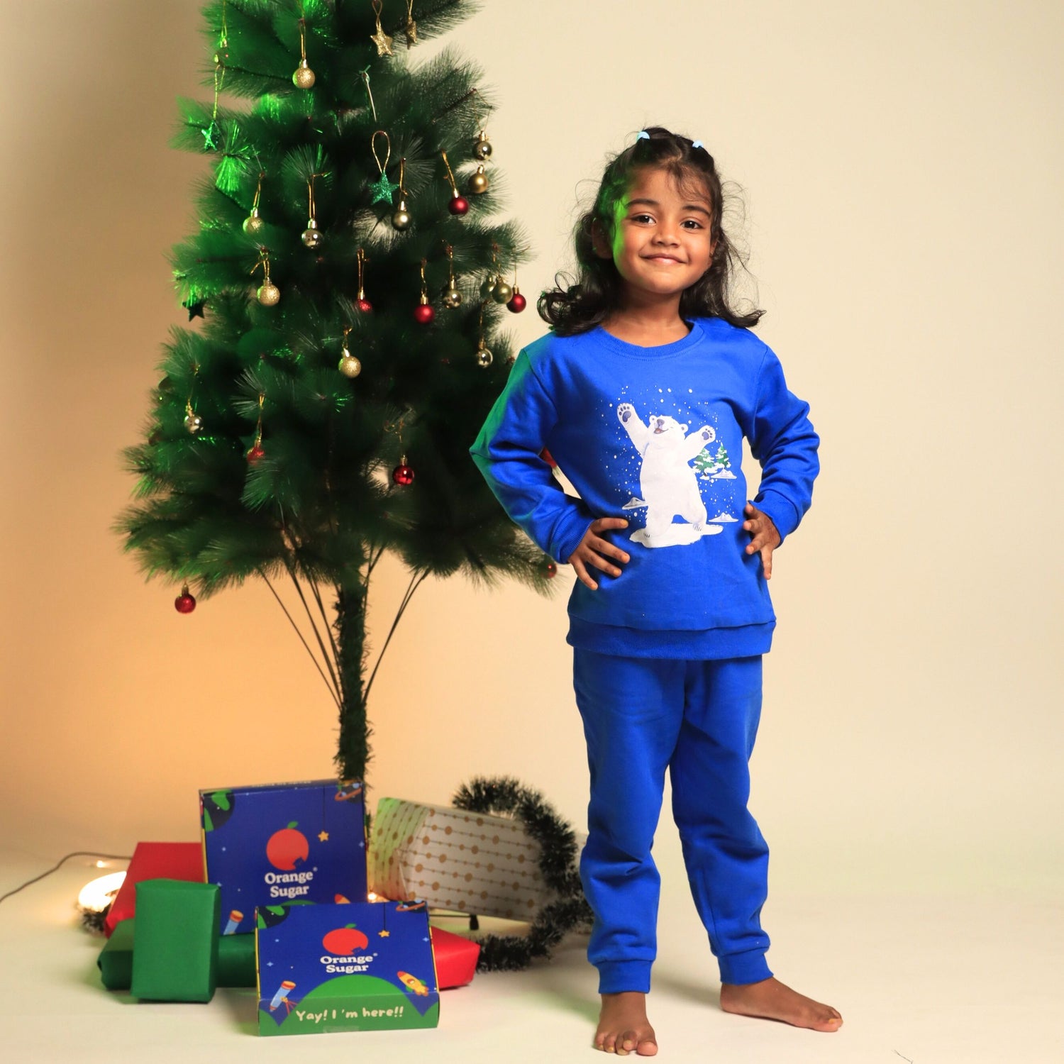 Sweatshirt & Joggers Set | Snowy Joy
