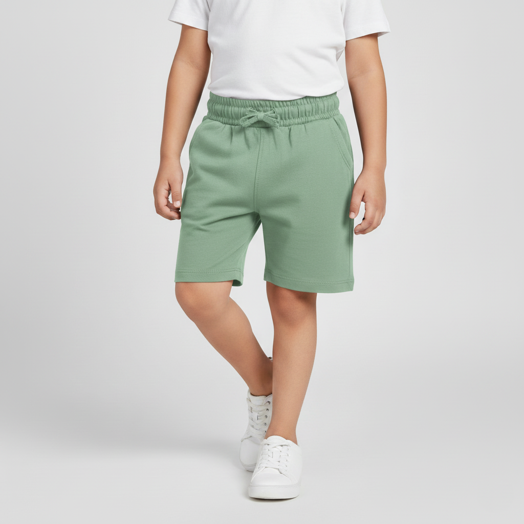 Cotton Shorts | Green