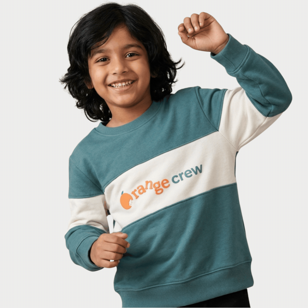 Winter Fleece Sweatshirt | Orange Crew
