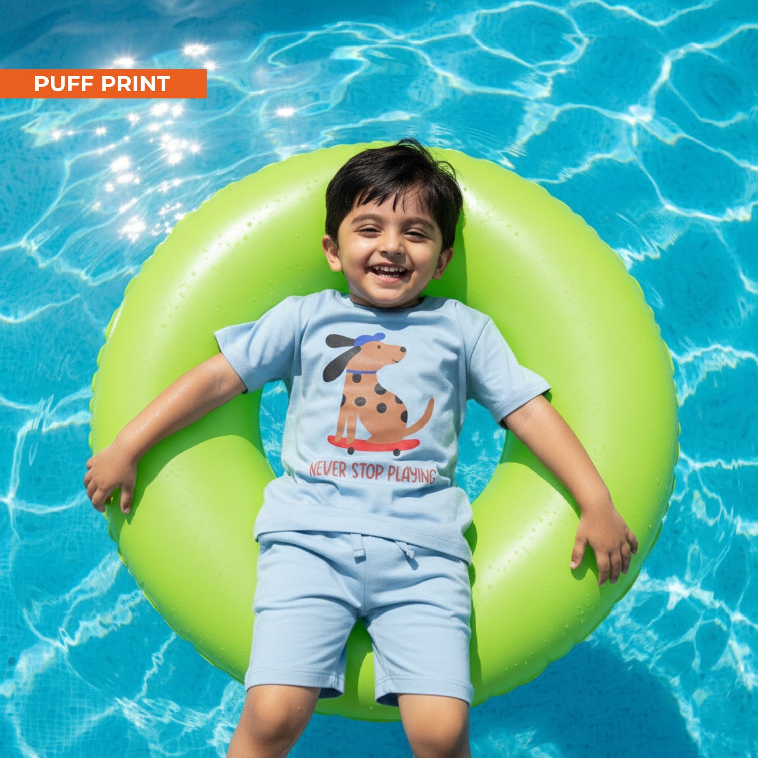 T-Shirt & Shorts Unisex Co-ord Set | Pup Ride