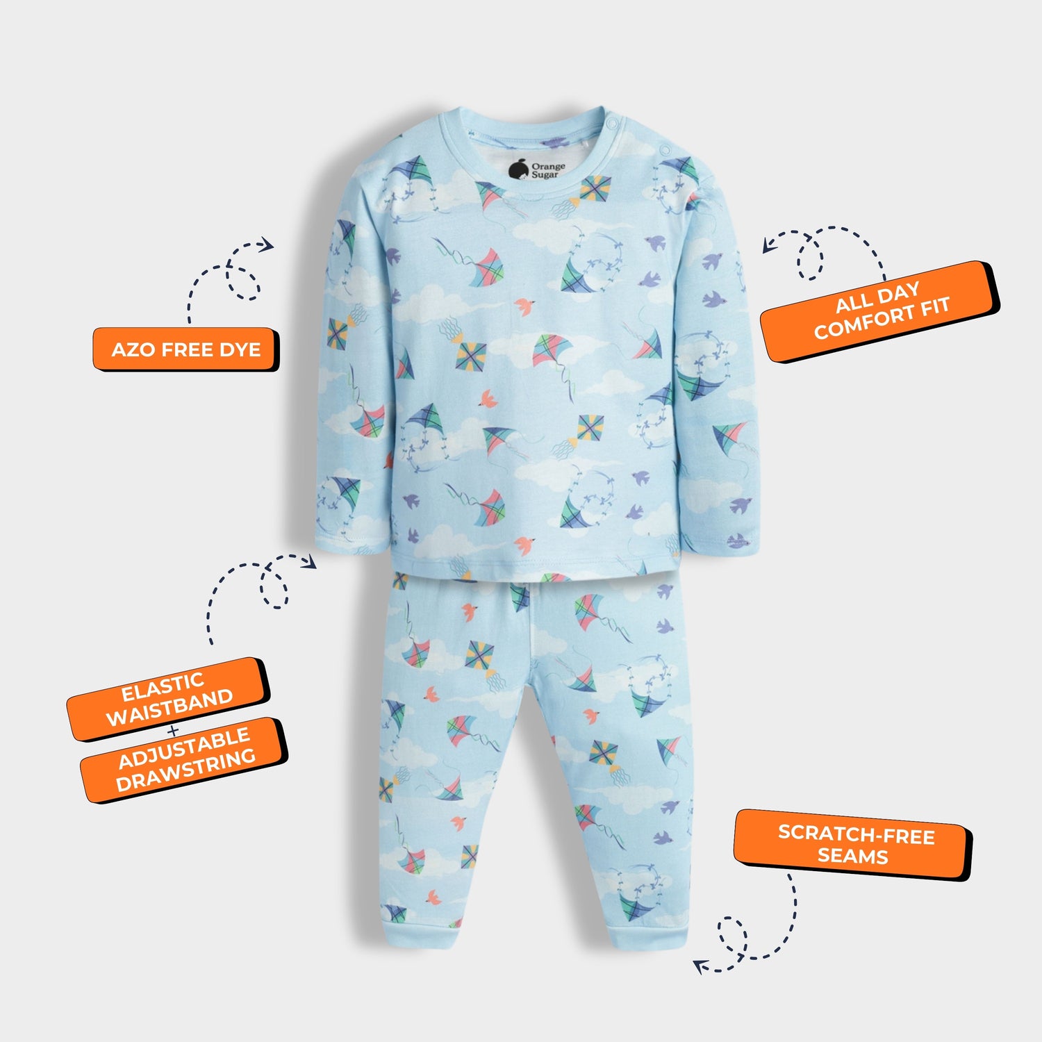Full Sleeves Unisex Co-ord Set | Kites