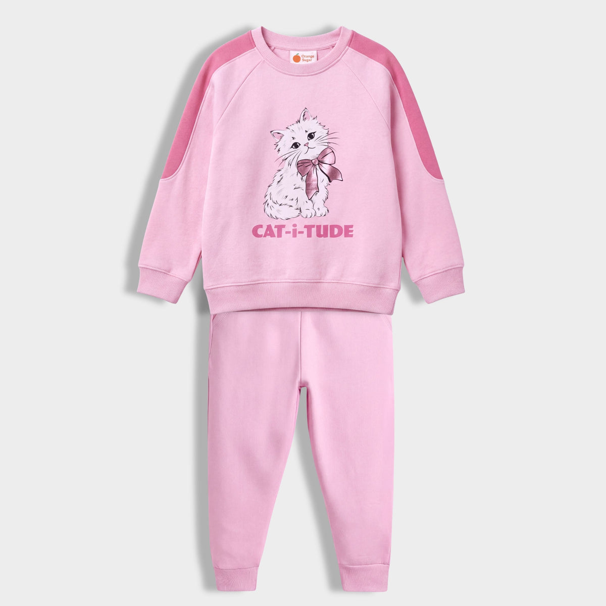 3 Pack Girls Sweatshirt & Joggers Set | Team Gen Alpha, Catitude, Spread Your Wings