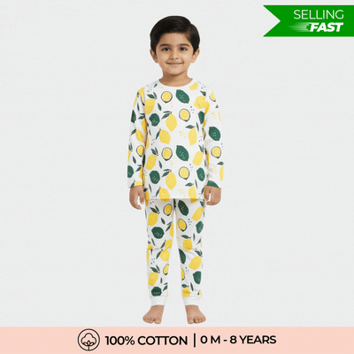 Full Sleeves Unisex Co-ord Set | Lemon Joy