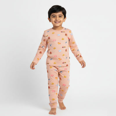 Full Sleeves Unisex Co-ord Set | Farm Animals