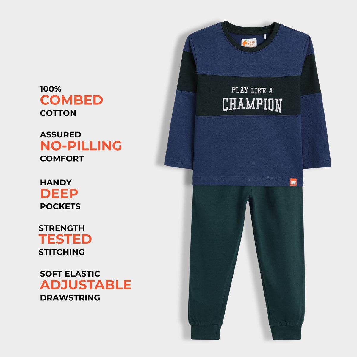 3 Pack Full Sleeves Unisex Co-ord Set | Yellow Stripes, Colorblock Champion, Super Fixer