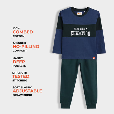 3 Pack Full Sleeves Unisex Co-ord Set | Yellow Stripes, Colorblock Champion, Super Fixer