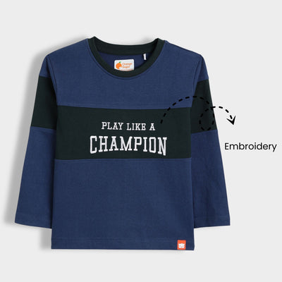 Full Sleeves Tee | Colorblock Champion