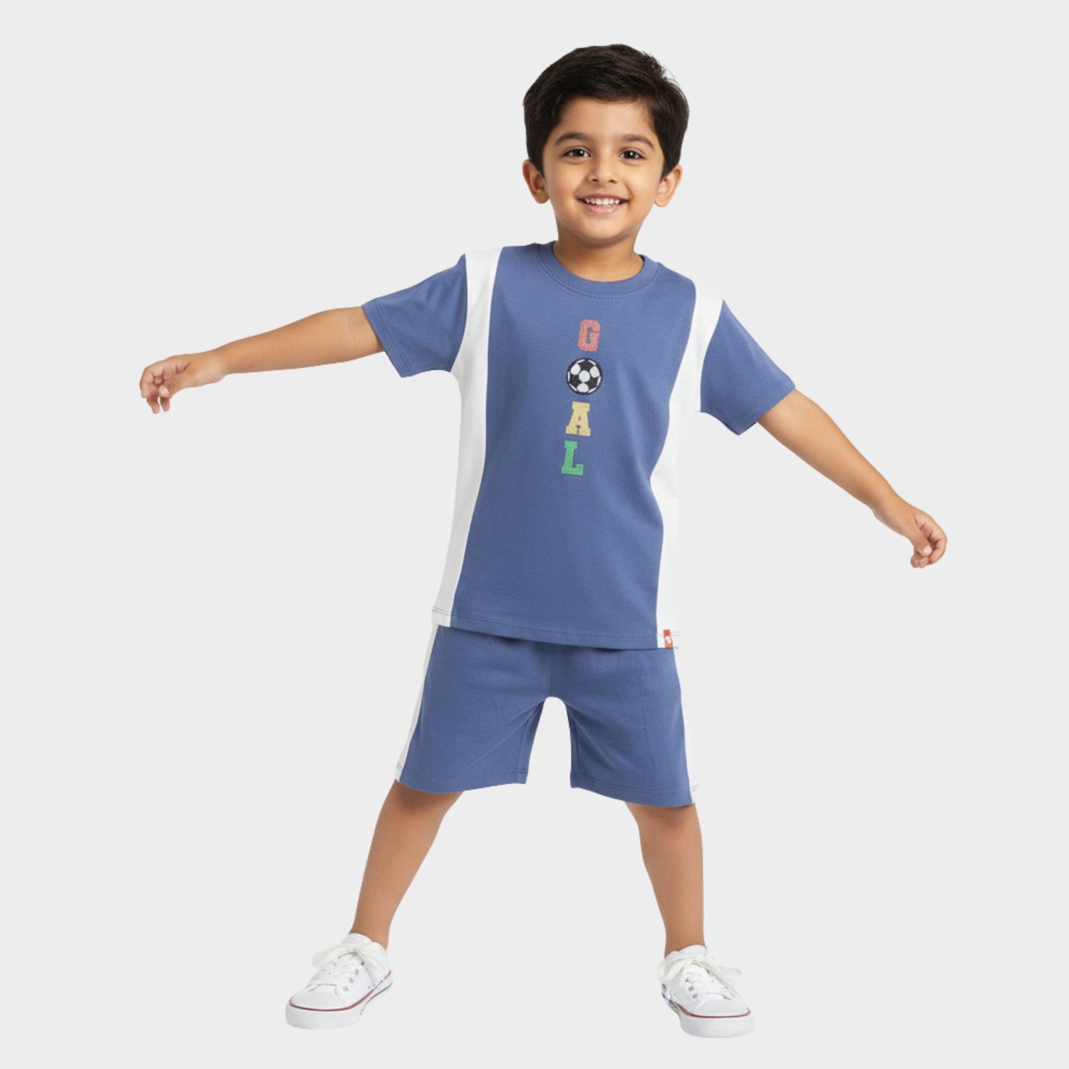 T-Shirt & Shorts Unisex Co-ord Set | Goal Time