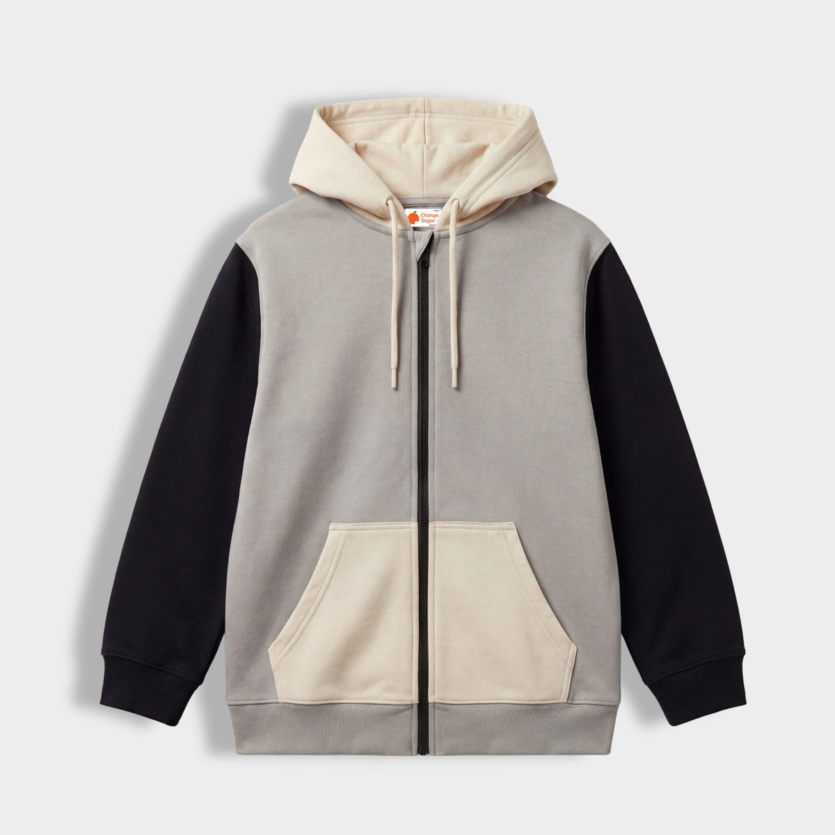 Winter Unisex Hoodies | Colour Block Grey