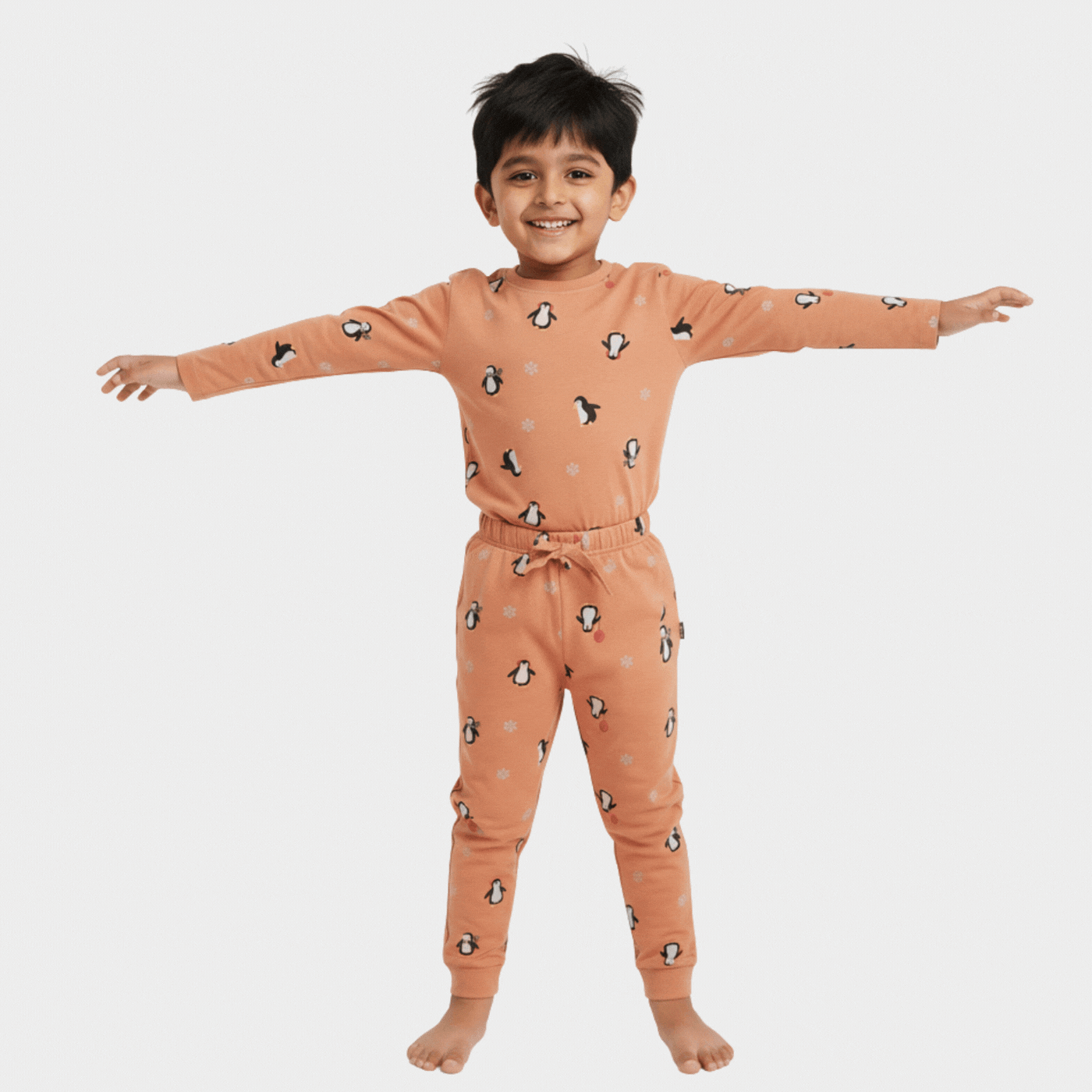 Full Sleeves Unisex Co-ord Set | Penguin Chill