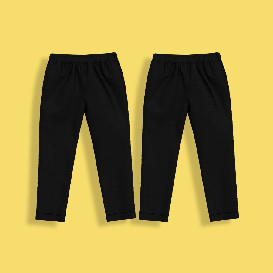 2 Pcs Leggings | Black