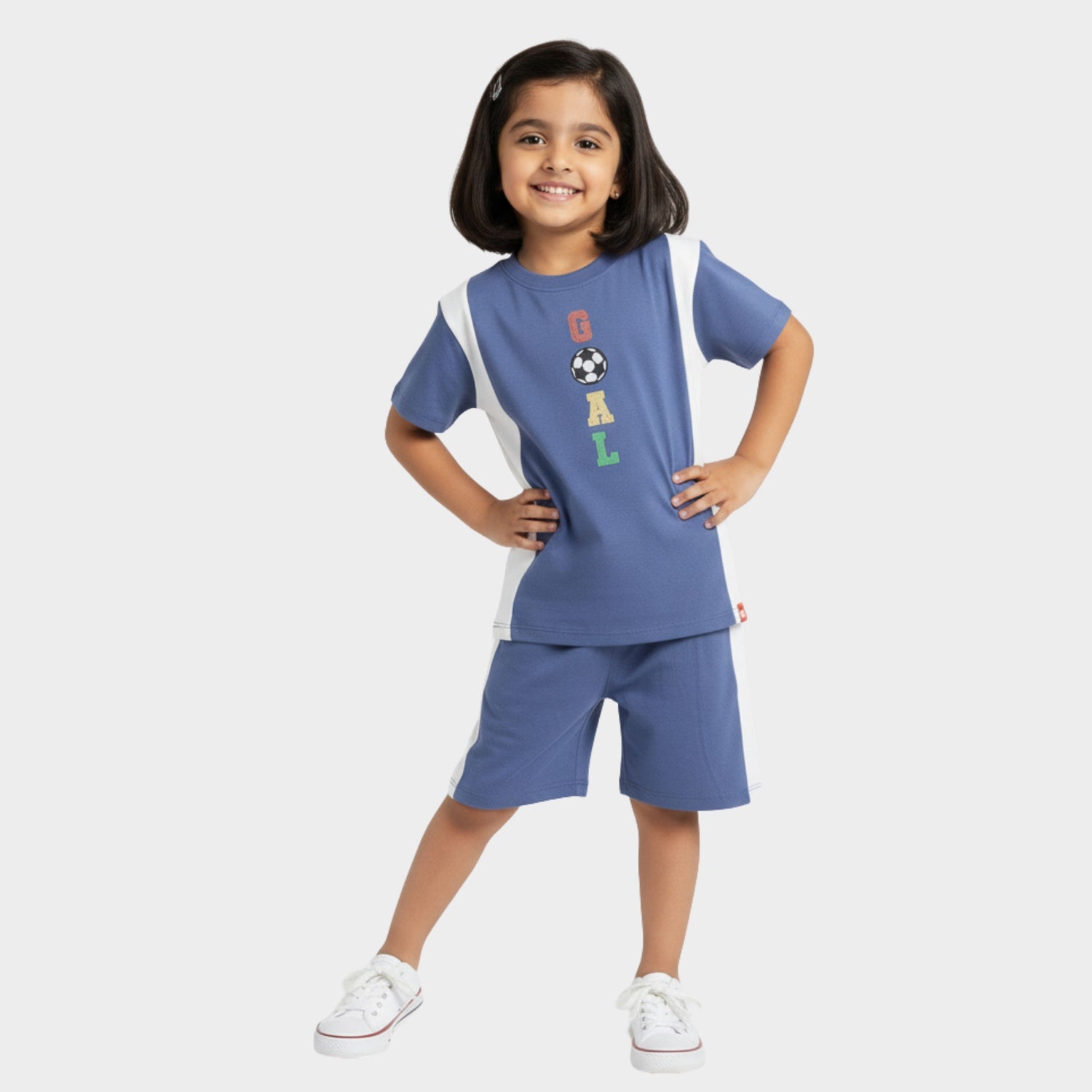 T-Shirt & Shorts Unisex Co-ord Set | Goal Time