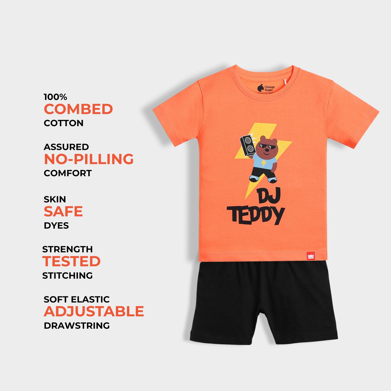 3 Pack T-Shirt & Shorts Unisex Co-ord Set | Road Trip, Half And Half, Dj Teddy
