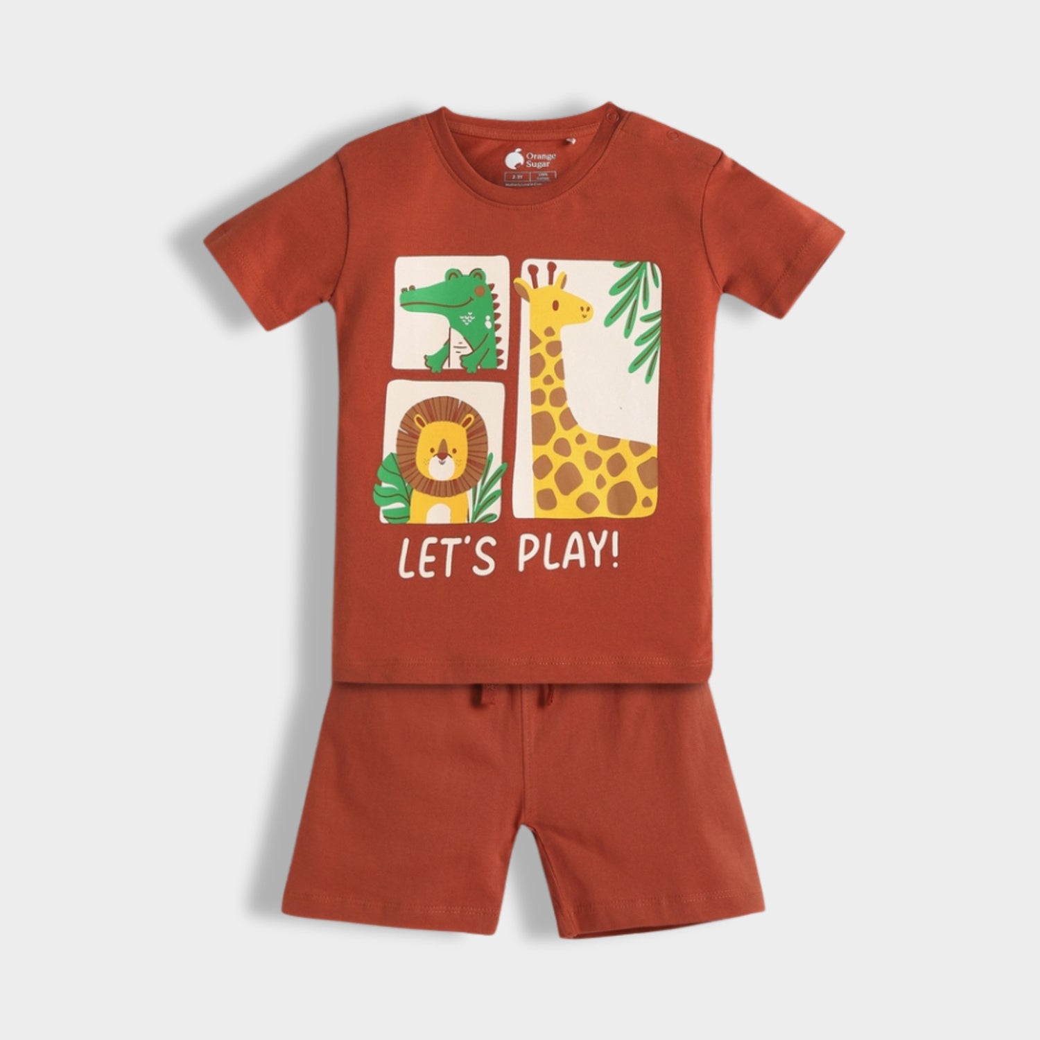 3 Pack T-Shirt & Shorts Unisex Co-ord Set | Zoo, Gardening, Car Ride