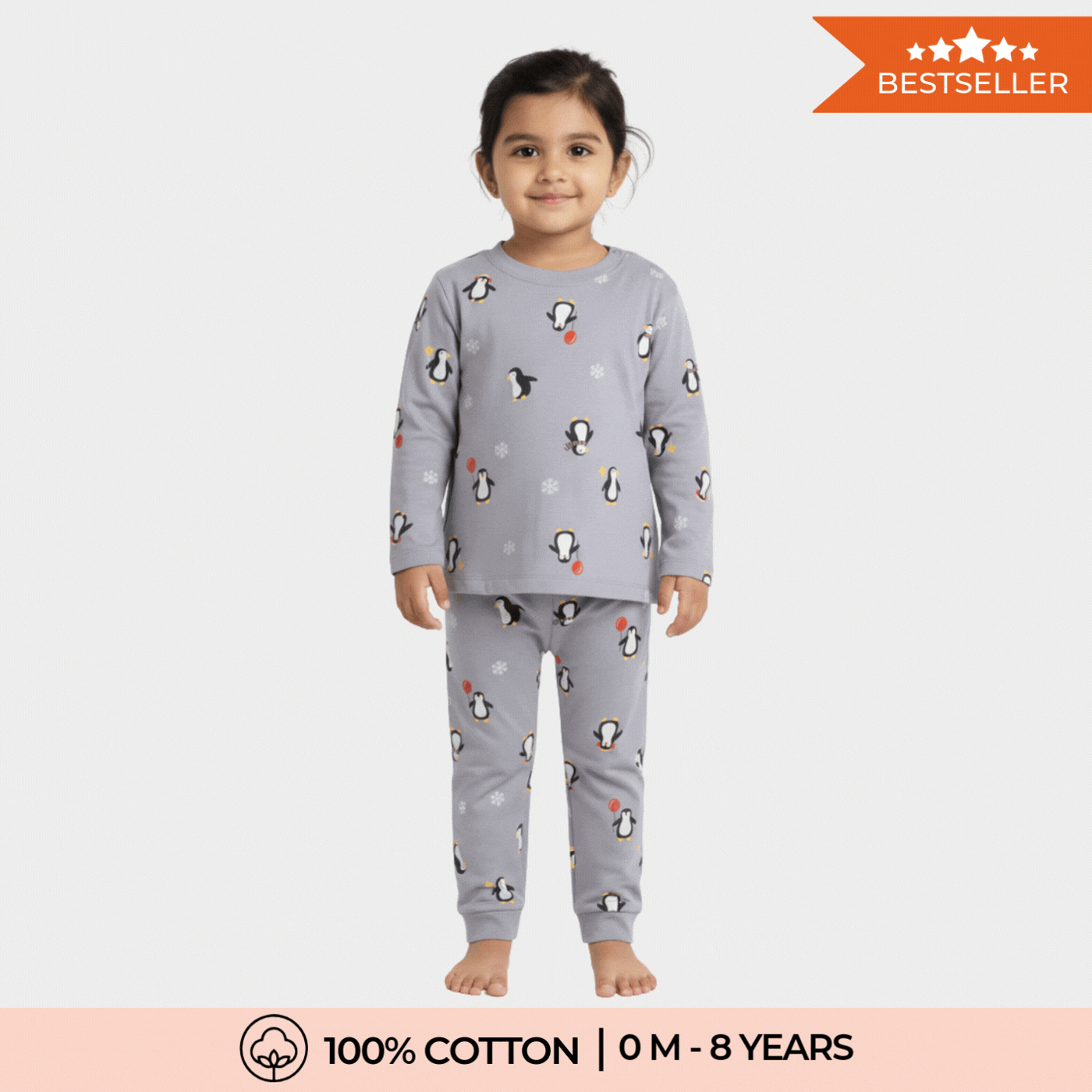 Full Sleeves Unisex Co-ord Set | Party Penguin